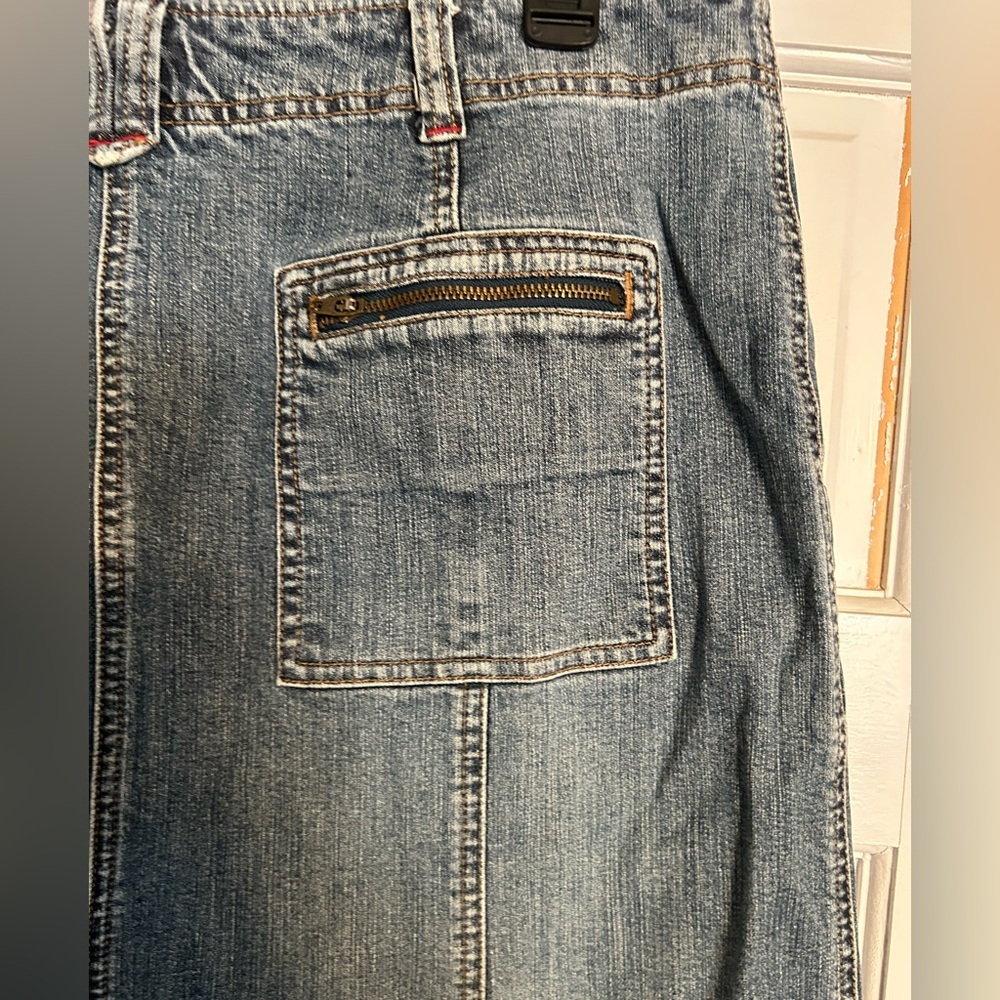 Women’s Eddie Bauer maxi denim skirt size 18 - Picture 8 of 9